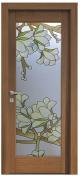 Sticla decorativa cu model MAGNOLIA
