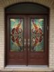 Sticla decorativa pentru usi de exterior model BUTTERFLY
