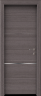 Usi de interior Laminate CPL cu insertii din aluminiu