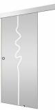 Usa culisanta / glisanta G68 | sticla securizata | amortizare | 960 x 2150 mm | usa de interior