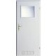 Usa de interior  Minimax geam mic(alb)usa+toc fix 100 mm+pervaz+maner
