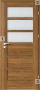 Usa de interior Verte model A.3-folie portadecor(usa+toc fix MDF 100  mm+pervaz+sild)