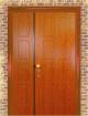 Usa metalica de exterior placata HDF 65, 2 canate