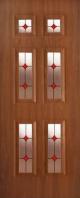 Mara 5 cu 6 sticle IMITATIE LEMN (Fata de Usa PVC-Termopan)